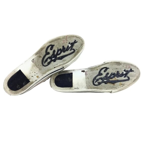 Esprit Womens White Sport 4923 Round Toe Lace‎ Up Casual Sneaker Shoes Size US 9 - Picture 7 of 10